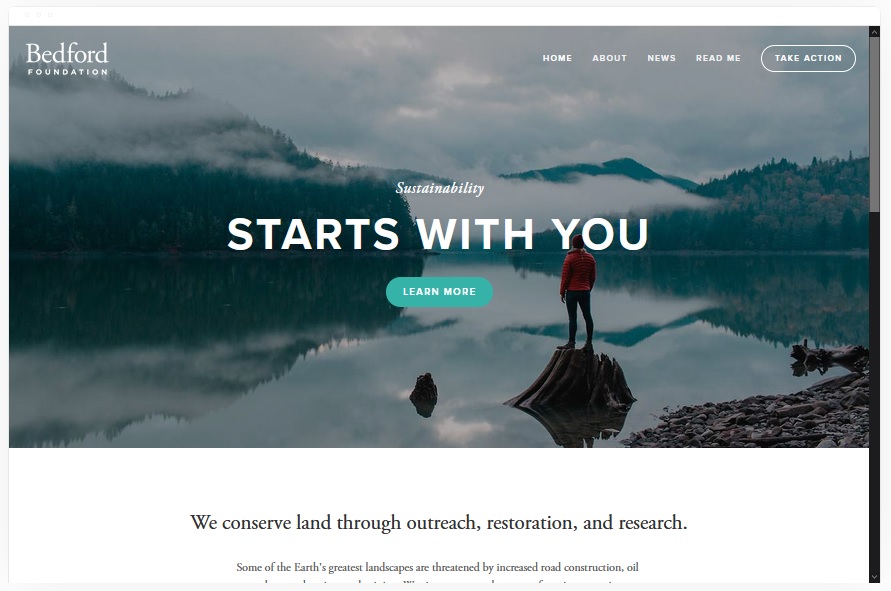 Squarespace eCommerce Templates -  Cartoon of Bedford Template