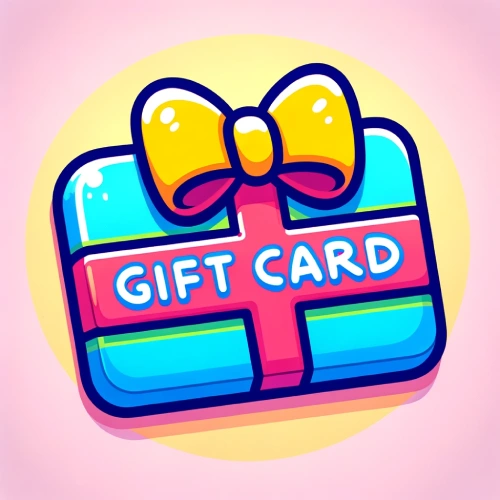 Restrict Gift Cards to Certain Items on Squarespace - cartoon of a gift card