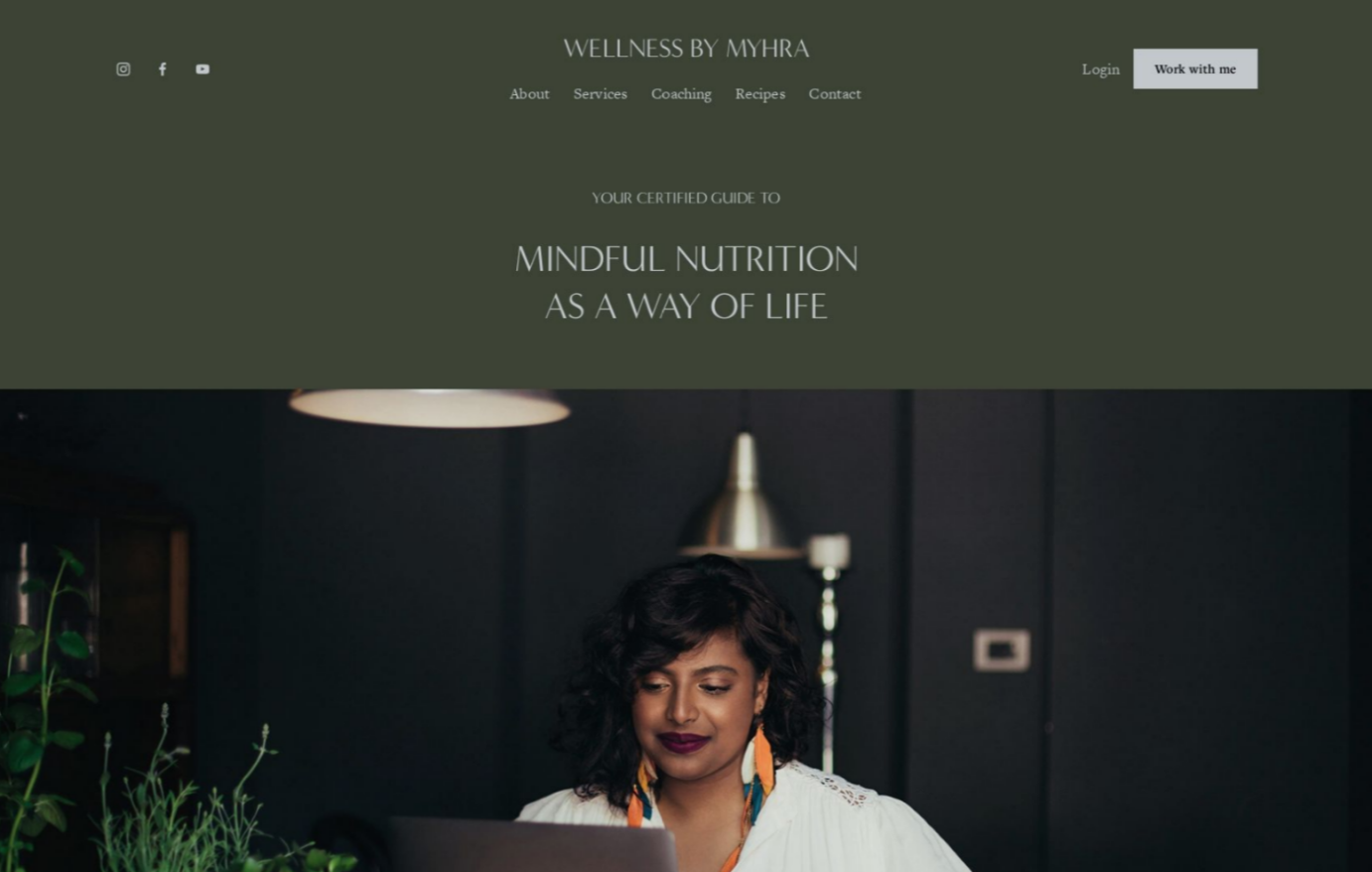 Squarespace eCommerce Templates -  Cartoon of Myhra Template