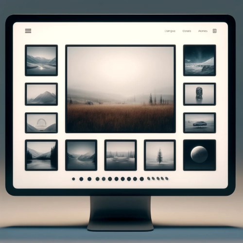 Squarespace Image Carousel - Minimalist Squarespace carousel with diverse image