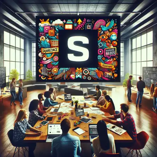 Squarespace Membership - Entrepreneurs and artists in a meeting