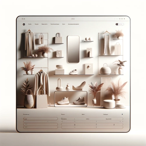 Squarespace Storefront - A tablet displaying product layout.