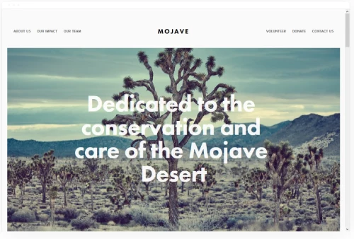 Squarespace Church Website Templates - Mojave