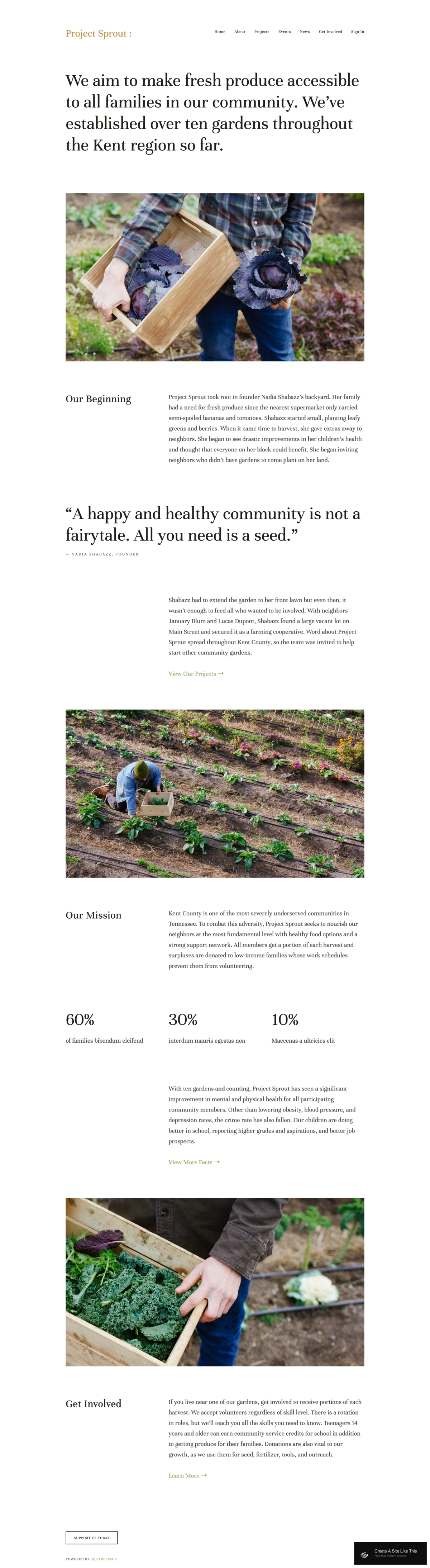 kent squarespace theme demo